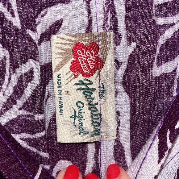 Hilo Hattie the Hawaiian original palazzo pants size medium. Stretch waist band - Picture 3 of 8